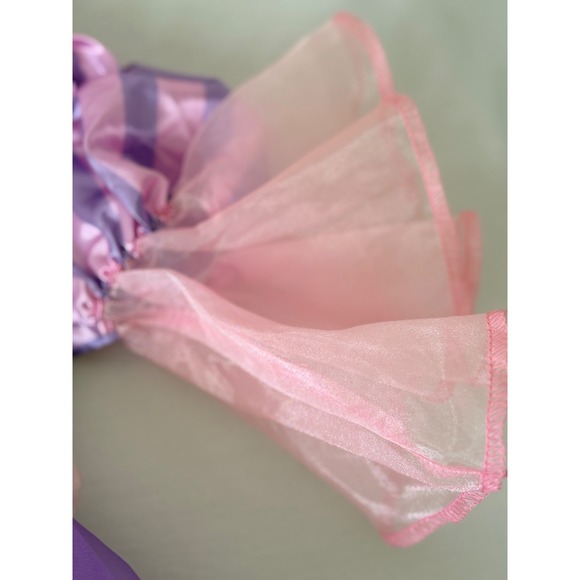 Disney Rapunzel Costume Dress Purple Gold Girls Size 4-6X Jakks Pacific new - Picture 8 of 9